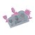 Molde de Silicone Coelho Engravatado Ref. 11 Flexarte Rizzo Confeitaria - Imagem 1