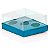 Caixa Ovo de Colher Triplo - Meio Ovo de 50g a 80g - Azul - 20,5 x 17 x 8,5 cm - 5 un - Assk Rizzo Confeitaria - Imagem 1