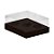 Caixa Ovo de Colher Triplo - Meio Ovo de 50g a 80g - Marrom - 20,5 x 17 x 9,7 cm - 5 un - Assk - Rizzo - Imagem 1