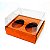 Caixa Ovo de Colher Duplo - Meio Ovo de 50g a 80g - 10x10x 4cm - Laranja - 5unidades - Assk - Páscoa Rizzo Embalagens - Imagem 1
