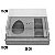 Caixa Ovo de Colher com Moldura 3 Bombons - Meio Ovo de 100g a 150g - 20cm x 15cm x 10cm - Marrom - 5unidades - Assk - P - Imagem 2