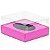 Caixa Ovo de Colher - Meio Ovo de 500g - 20,5cm x 17cm x 8,5cm - Rosa - 5unidades - Assk - Páscoa Rizzo Embalagens - Imagem 1