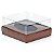 Caixa Ovo de Colher - Meio Ovo de 350g - 20,5cm x 17cm x 9,7cm - Marrom - 5unidades - Assk - Páscoa Rizzo Embalagens - Imagem 1