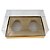 Caixa Ovo de Colher Duplo - Meio Ovo de 100g a 150g - 20cm x 13cm x 8,8cm - Ouro - 5unidades - Assk - Páscoa Rizzo Embal - Imagem 3