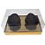 Caixa Ovo de Colher Duplo - Meio Ovo de 100g a 150g - 20cm x 13cm x 8,8cm - Ouro - 5unidades - Assk - Páscoa Rizzo Embal - Imagem 5