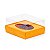 Caixa Ovo de Colher - Meio Ovo de 250g - 15cm x 13cm x 6,5cm - Laranja - 5 Unidades - Assk - Rizzo - Imagem 1