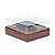 Caixa Ovo de Colher - Meio Ovo de 250g - 15cm x 13cm x 6,5cm - Marrom - 5unidades - Assk - Páscoa Rizzo Embalagens - Imagem 1