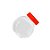 Mini Baleiro com Tampa Vermelho - 50ml - 10 unidades - Rizzo - Imagem 1