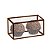 Caixa Clean 2 Doces Moldura Marrom 8 x 4 x 4cm - 10 unidades - Cromus - Imagem 1