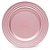 Sousplat Rosa Brilhante com Borda de Relevo - 33cm - Cromus - Rizzo - Imagem 1