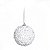 Kit Bolas Pérolas Branca 10cm - 04 unidades - Cromus Natal - Rizzo - Imagem 1