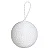 Kit Bolas Cordas Branca 10cm - 04 unidades - Cromus Natal - Rizzo - Imagem 1