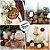 Bola Rattan Nude 6cm - 01 unidade - Cromus Natal - Rizzo - Imagem 1