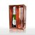 Caixa Mini Champanhe e Taça (20,5cm x 13cm x 6cm) Rose 5 unidades - Assk - Imagem 1