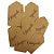 Tag Decorativa Kraft com Furo - OBRIGADA - 10 unidades - Rizzo - Imagem 2