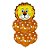 Buque de Balões Animal Print 24"- Leão - 01 Balão Metalizado + 6 Balões Látex - Partiufesta - Rizzo - Imagem 1