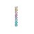 Bolas em Tubo Rainbow Lisa 04cm - 08 unidades - Cromus Natal - - Imagem 1