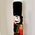Boneco Soldado Quebra Nozes de Madeira - Vermelho e Verde - EN039-25 - 60 cm - 1 unidade - Global Master - Rizzo - Imagem 2