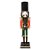 Boneco Soldado Quebra Nozes de Madeira - Vermelho e Verde - EN039-25 - 60 cm - 1 unidade - Global Master - Rizzo - Imagem 1