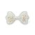 Aplique Laço Incolor C/ Perola Branco - 5,5cm - 2 Un - Artegift - Rizzo - Imagem 1