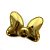 Aplique Laço Dourado Metalizado Big - 5,5cm - 2 Un - Artegift - Rizzo - Imagem 1