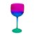 Taça Gin Fluor com 550ml Degradê Verde Tiffany Azul e Roxo - Rizzo - Imagem 1