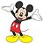 Mini Personagem em EVA - Mickey - 01 unidade - Piffer - Rizzo - Imagem 1