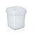 Pote com Lacre Quadrado 500ml - Plastilânia - Imagem 1