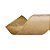 Fita Decorativa Natal Veludo Dourado 6,3cmx9,14m - 1 Unidade - Cromus - - Imagem 1