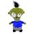 Pelúcia Mini Zumbi Azul 23 cm - Halloween - 1 unidade - Rizzo - Imagem 1