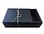 Caixa Presente Preta 27X19X8,5cm - A12 - 1 Unidade  - Rizzo Embalagens - Imagem 1