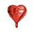 Balão de Festa Microfoil Coração Vermelho - 9" - 01 Unidade - Imagem 1