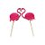 Palito Decorativo - Flamingo - 6UN - ArtLille - Imagem 1