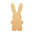 Tag Coelho de Páscoa Decorativo 17cm - 05 Unidades - Rizzo - Imagem 1