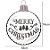 Placa Decorativa - Merry Christmas - 74cm - 01 unidade - Cromus Natal - Rizzo - Imagem 2