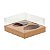 Caixa Ovo de Colher Duplo - Meio Ovo de 250g - 20,5cm x 17cm x 6,5cm - Kraft - 5unidades - Assk - Páscoa Rizzo Emb - Imagem 1