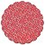 Fundo Rendado Redondo Vermelho 9cm (761001) - 100 unidades - Cromus - Rizzo Embalagens - Imagem 1