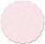 Fundo Rendado Redondo Rosa 7cm - 100 unidades - Cromus - Rizzo Embalagens - Imagem 1