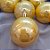 Bola de Natal em Tubo - Perolado Ouro - 7cm - 6 unidades - Cromus - Rizzo - Imagem 3