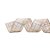 Fita Aramada Xadrez - Natural/Ouro/Bege - 6,3cmx9,14m  - 1 unidade - Cromus - Rizzo - Imagem 1