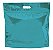 Sacola Metalizada com Zip P 46x43x5cm Turquesa - 01 unidade - Cromus - Rizzo Embalagens - Imagem 1