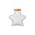 Potinho de Vidro Estrela com Tampa de Rolha - 60ml - 6x7,5cm - Rizzo - Imagem 1