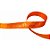 Fita de Páscoa em Cetim 15mmx10m - Feliz Páscoa Laranja com Ouro ECF003H 313 Progresso Rizzo Embalagens - Imagem 1