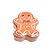 Lata de Metal Decorativa Gingerbread - 13cm - 1 unidade - Cromus - Rizzo - Imagem 1