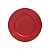 Sousplat Borda com Círculos Vermelho - 33cm - 1 unidade - Cromus - Rizzo - Imagem 1