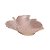 Prato Decorativo com Formato de Folha Rose Gold - 16cm - 1 unidade - Cromus - Rizzo - Imagem 1