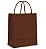 Sacola de Papel G 32x26,5x13cm - Marrom - Fundo Largo - 10 unidades - Cromus - Rizzo - Imagem 1