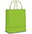 Sacola de Papel M 26x19,5x9,5cm - Verde - Embalagem Econômica - 10 unidades - Cromus - Rizzo - Imagem 1