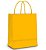 Sacola de Papel M 26x19,5x9,5cm - Amarelo - Embalagem Econômica - 10 unidades - Cromus - Rizzo - Imagem 1