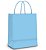 Sacola de Papel G 32x26,5x13cm - Azul Bebê - Fundo Largo - 10 unidades - Cromus - Rizzo - Imagem 1
